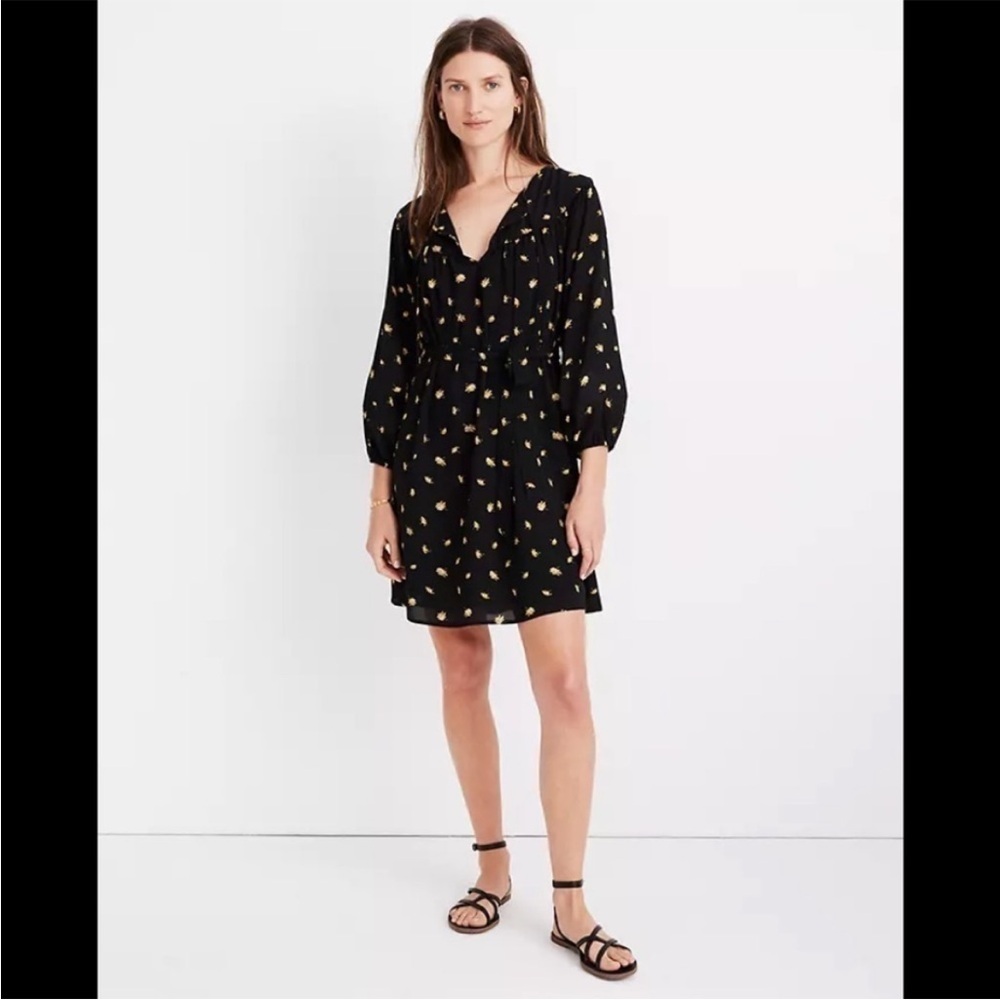 Madewell NWT French Daisy Tie Dress | XS